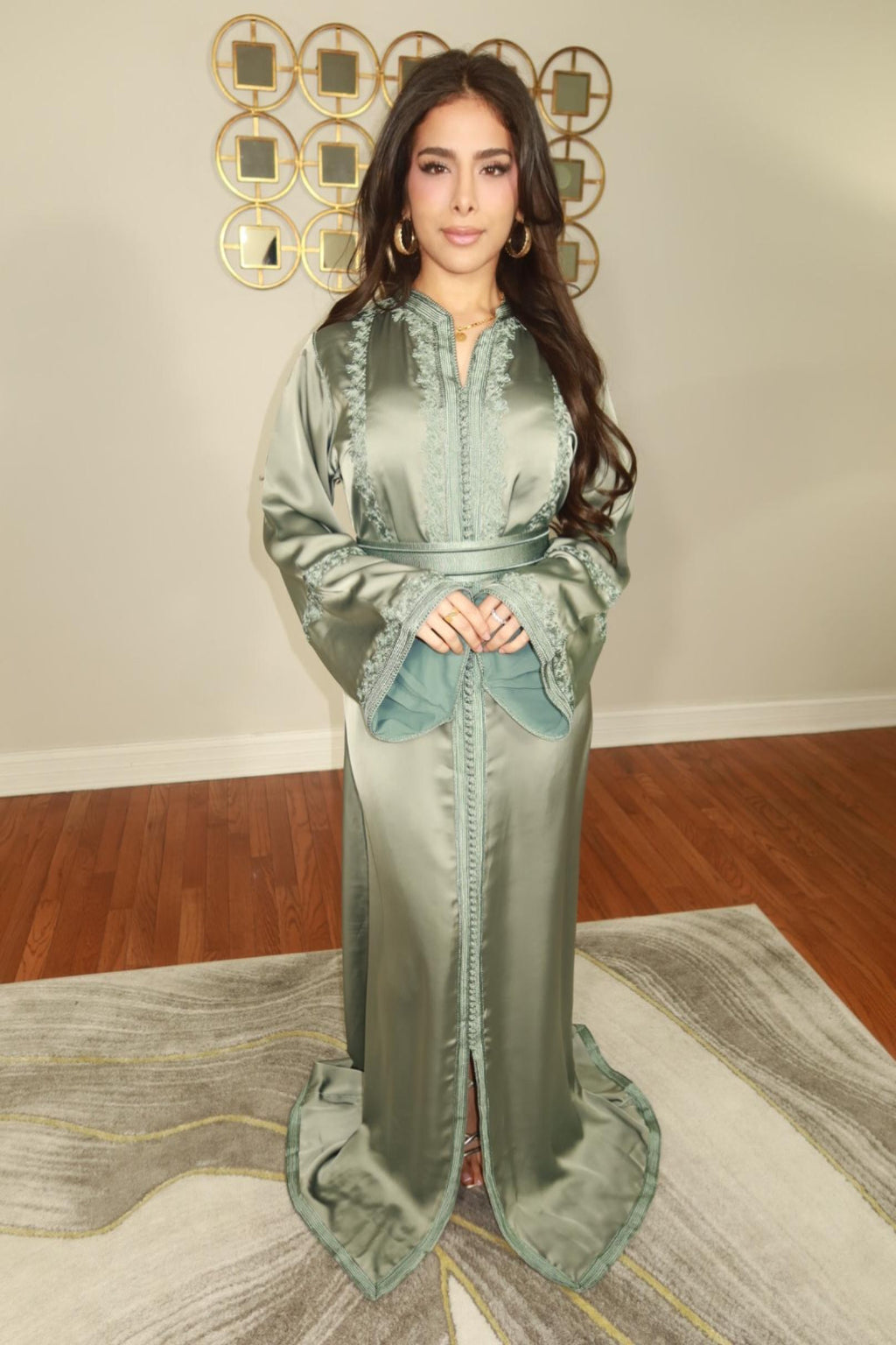 Serene Sage Kaftan