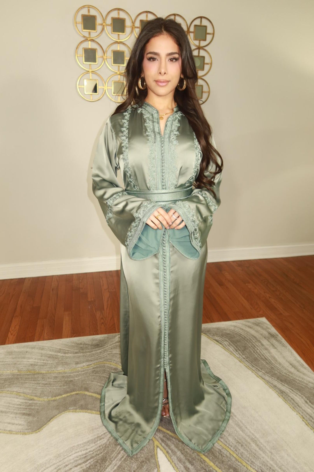 Serene Sage Kaftan