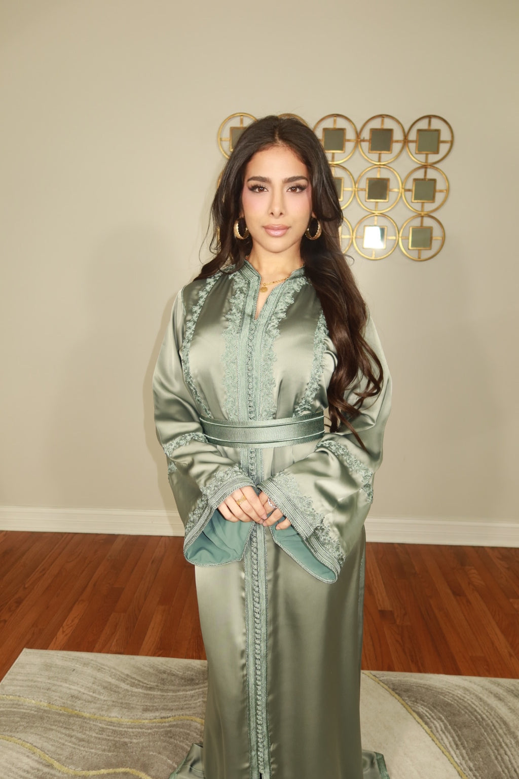 Serene Sage Kaftan