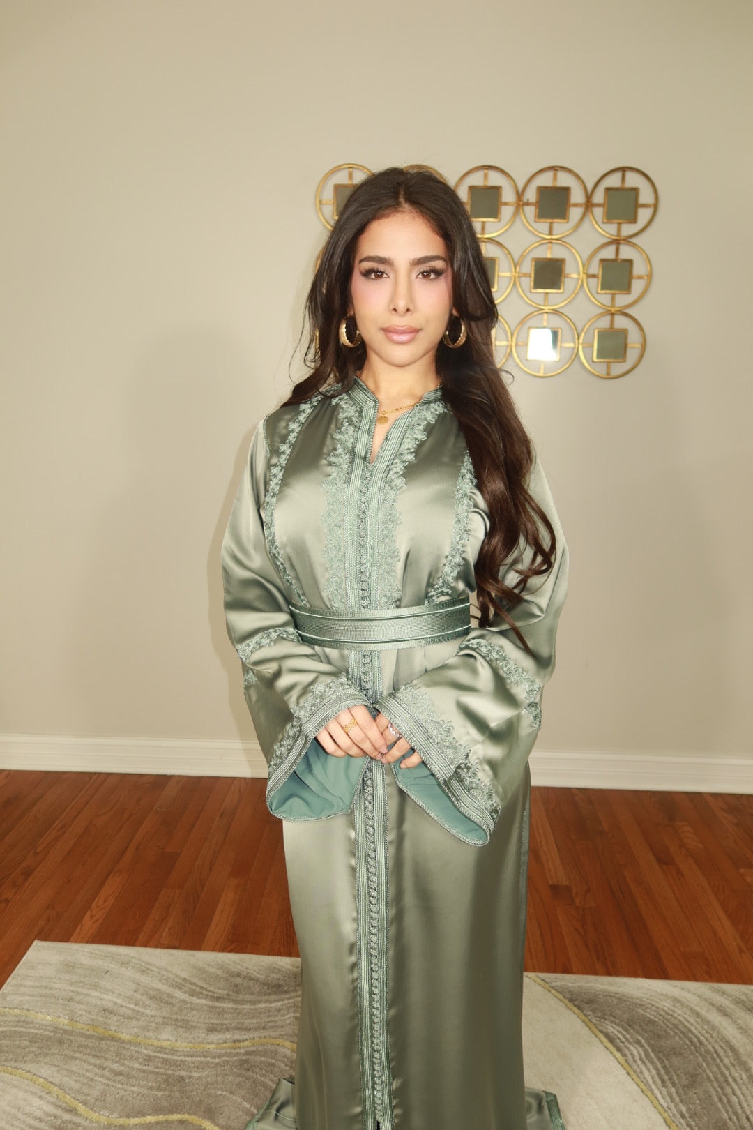 Serene Sage Kaftan
